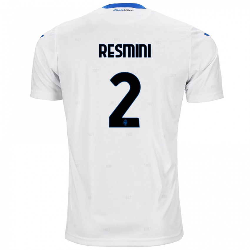 Homem Camisola Martina Resmini #2 Branco Alternativa 2024/25 Camisa