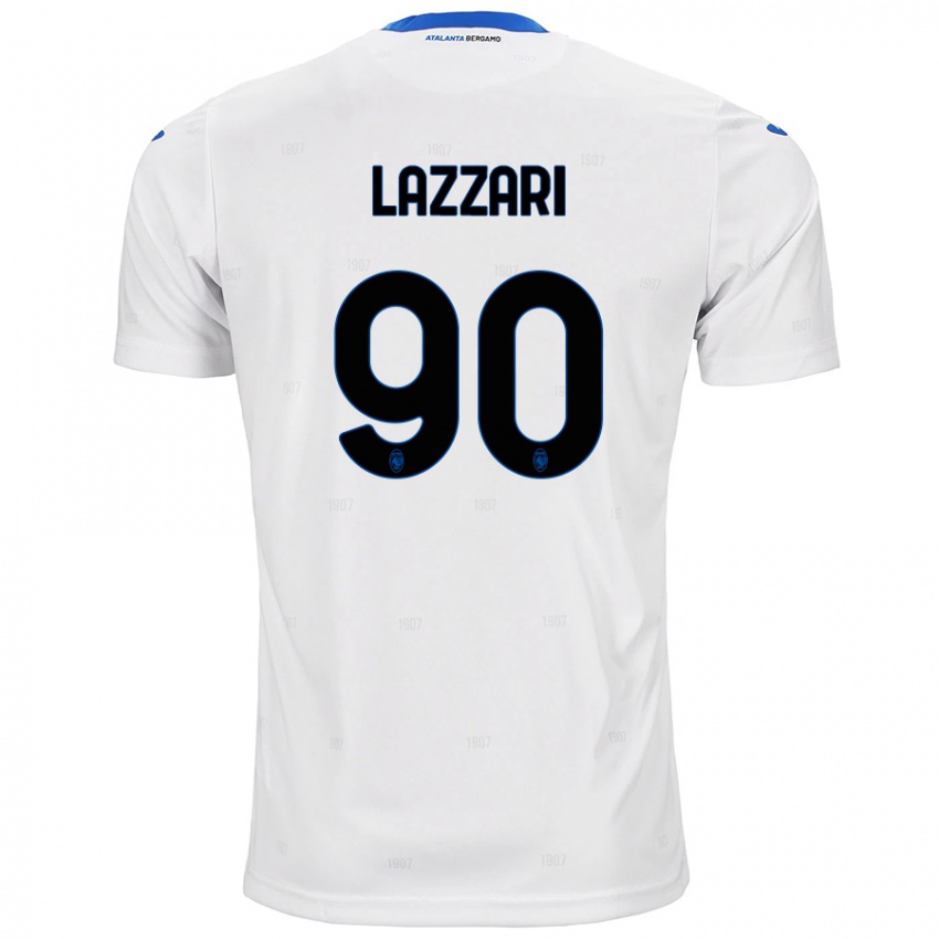 Homem Camisola Ilaria Lazzari #90 Branco Alternativa 2024/25 Camisa