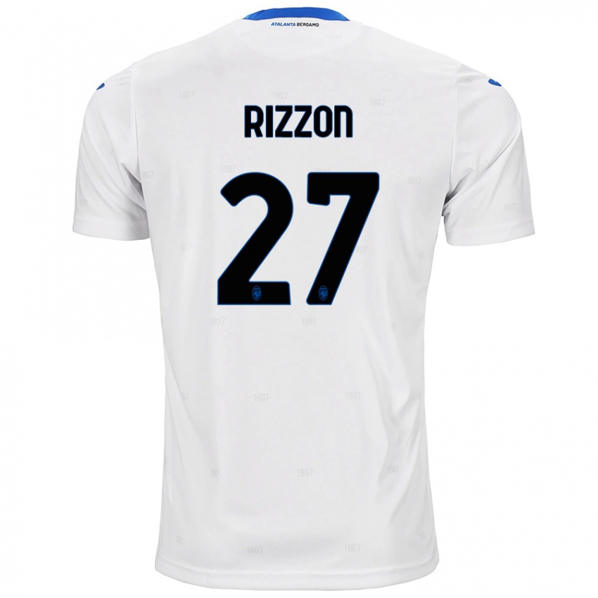 Homem Camisola Giulia Rizzon #27 Branco Alternativa 2024/25 Camisa