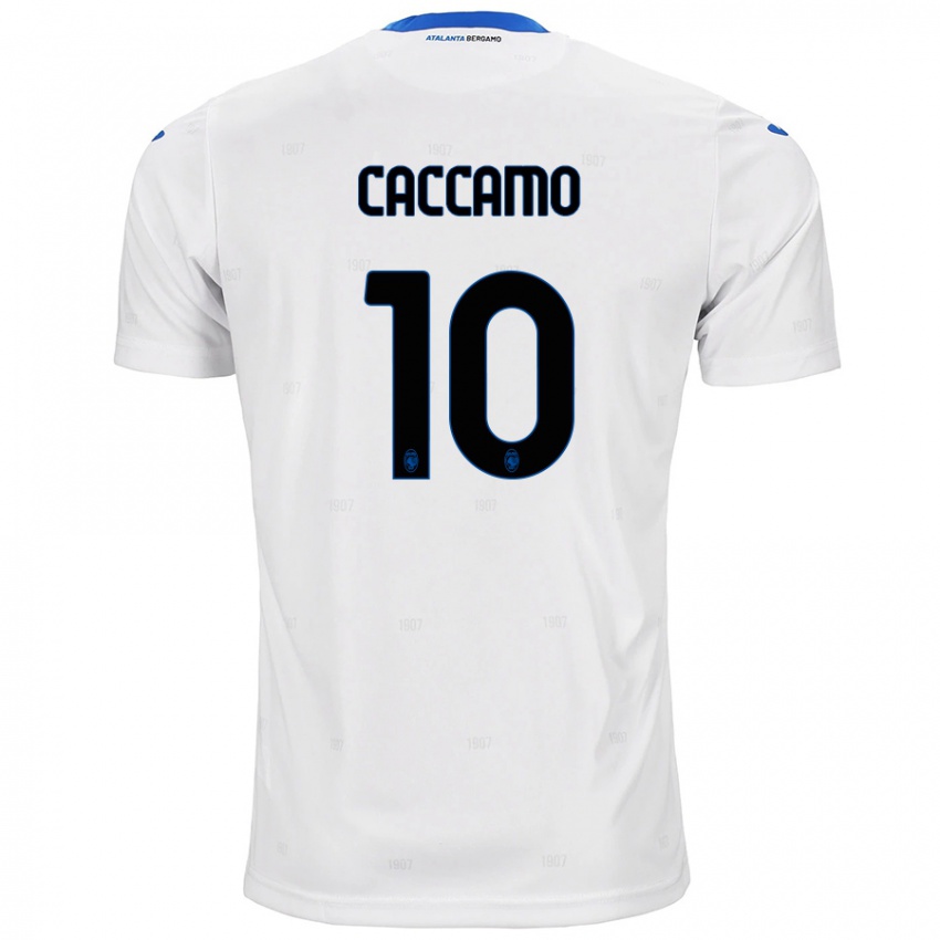 Homem Camisola Patrizia Caccamo #10 Branco Alternativa 2024/25 Camisa