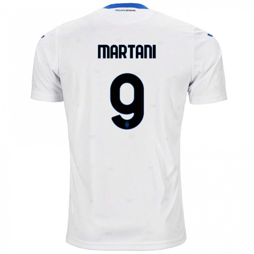 Homem Camisola Alice Martani #9 Branco Alternativa 2024/25 Camisa