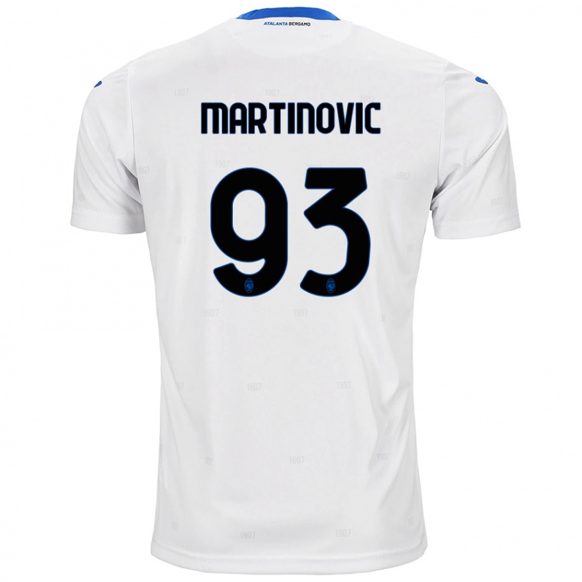 Homem Camisola Melania Martinovic #93 Branco Alternativa 2024/25 Camisa