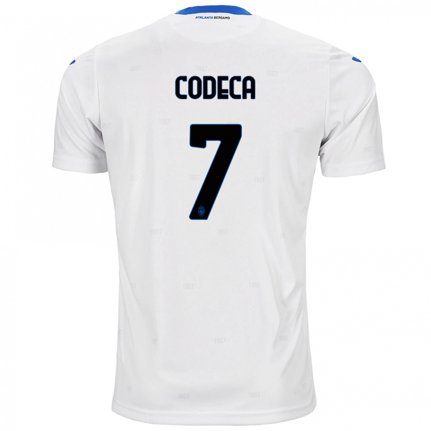 Homem Camisola Bianca Codeca #7 Branco Alternativa 2024/25 Camisa