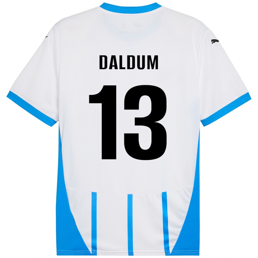 Homem Camisola Sonosi Daldum #13 Azul Branco Alternativa 2024/25 Camisa