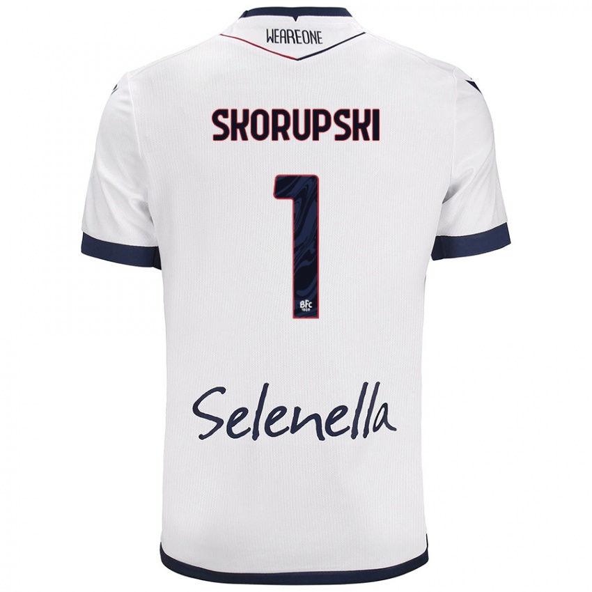 Homem Camisola Lukasz Skorupski #1 Azul Real Branco Alternativa 2024/25 Camisa