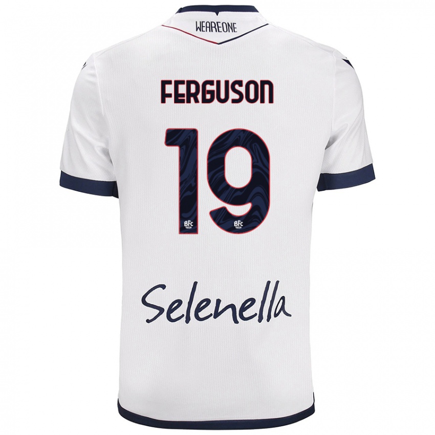 Homem Camisola Lewis Ferguson #19 Azul Real Branco Alternativa 2024/25 Camisa