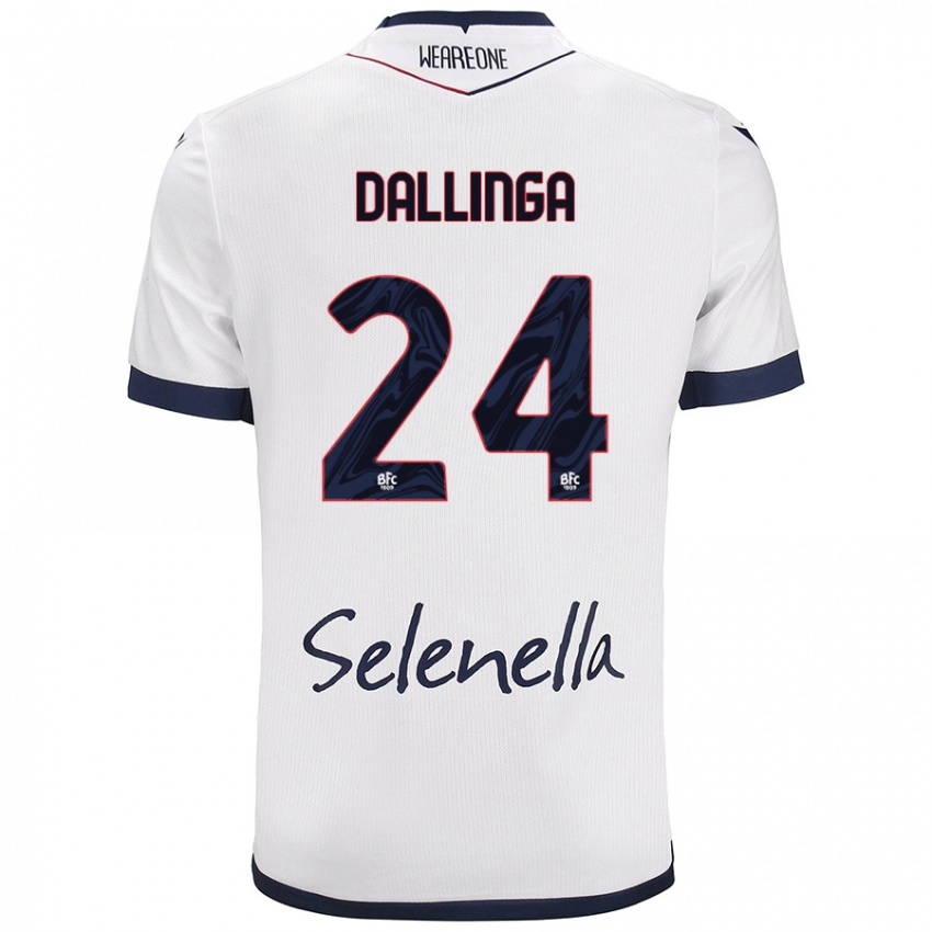 Homem Camisola Thijs Dallinga #24 Azul Real Branco Alternativa 2024/25 Camisa