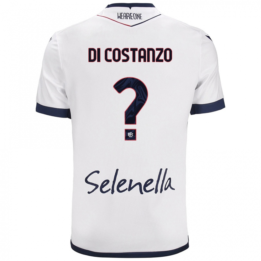 Homem Camisola Raffaele Maria Di Costanzo #0 Azul Real Branco Alternativa 2024/25 Camisa