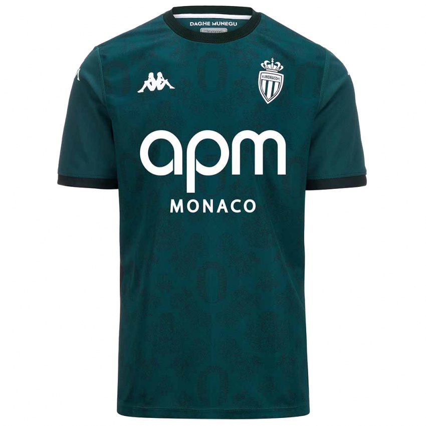 Homem Camisola Seu Nome #0 Verde Escuro Alternativa 2024/25 Camisa