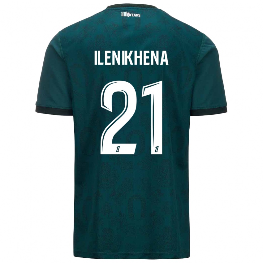 Homem Camisola George Ilenikhena #21 Verde Escuro Alternativa 2024/25 Camisa