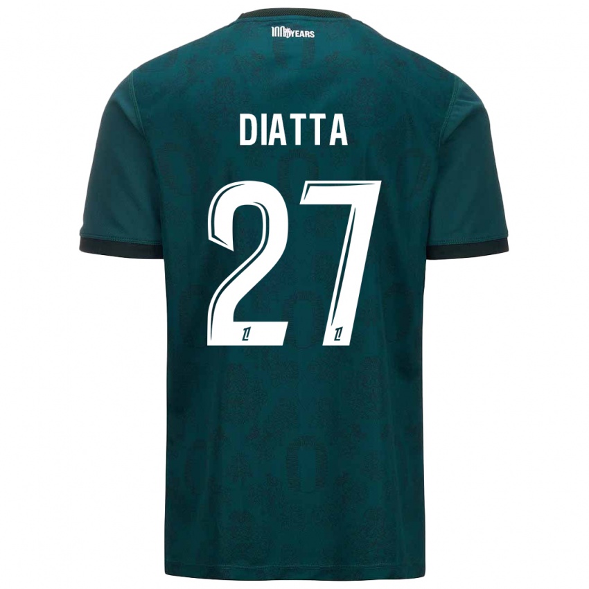 Homem Camisola Krépin Diatta #27 Verde Escuro Alternativa 2024/25 Camisa