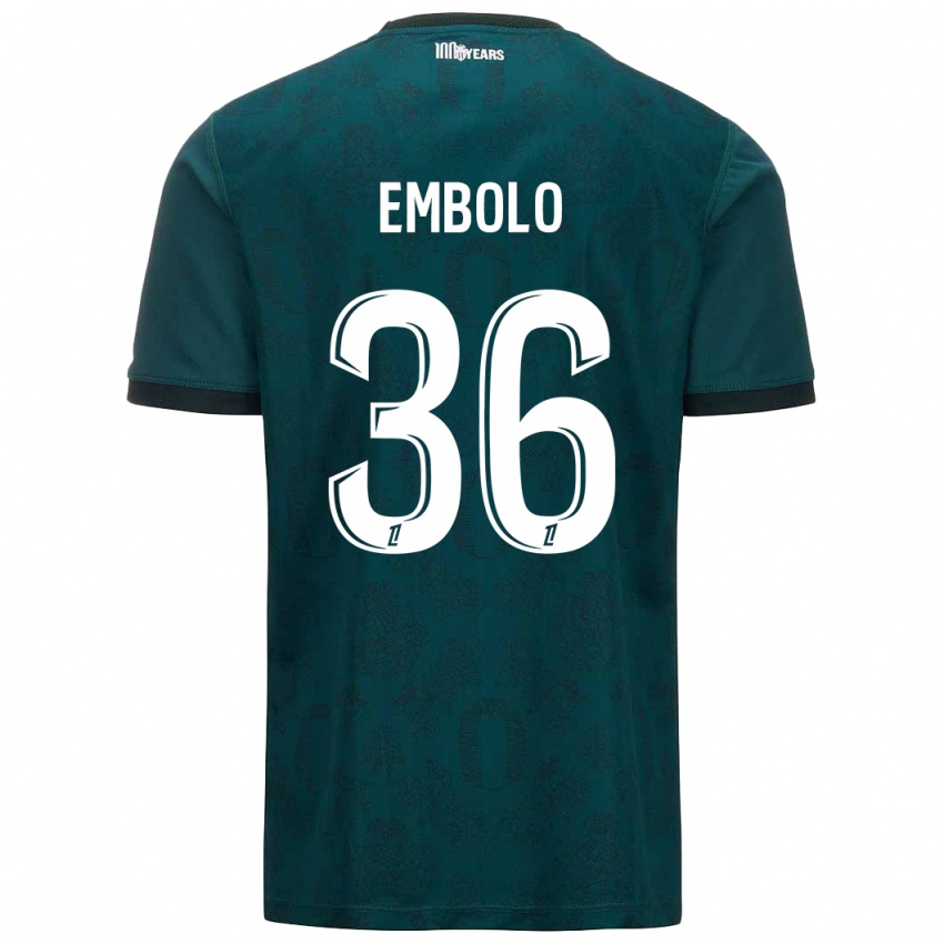 Homem Camisola Breel Embolo #36 Verde Escuro Alternativa 2024/25 Camisa