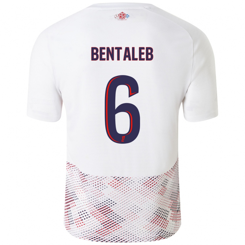 Homem Camisola Nabil Bentaleb #6 Azul Real Branco Alternativa 2024/25 Camisa