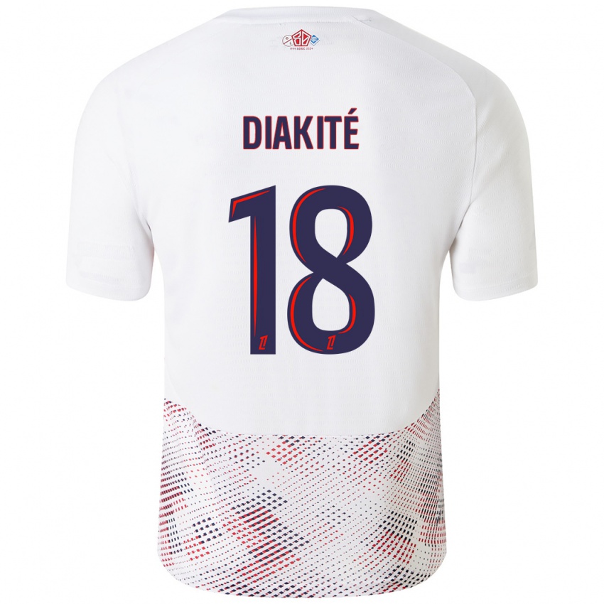 Homem Camisola Bafode Diakite #18 Azul Real Branco Alternativa 2024/25 Camisa