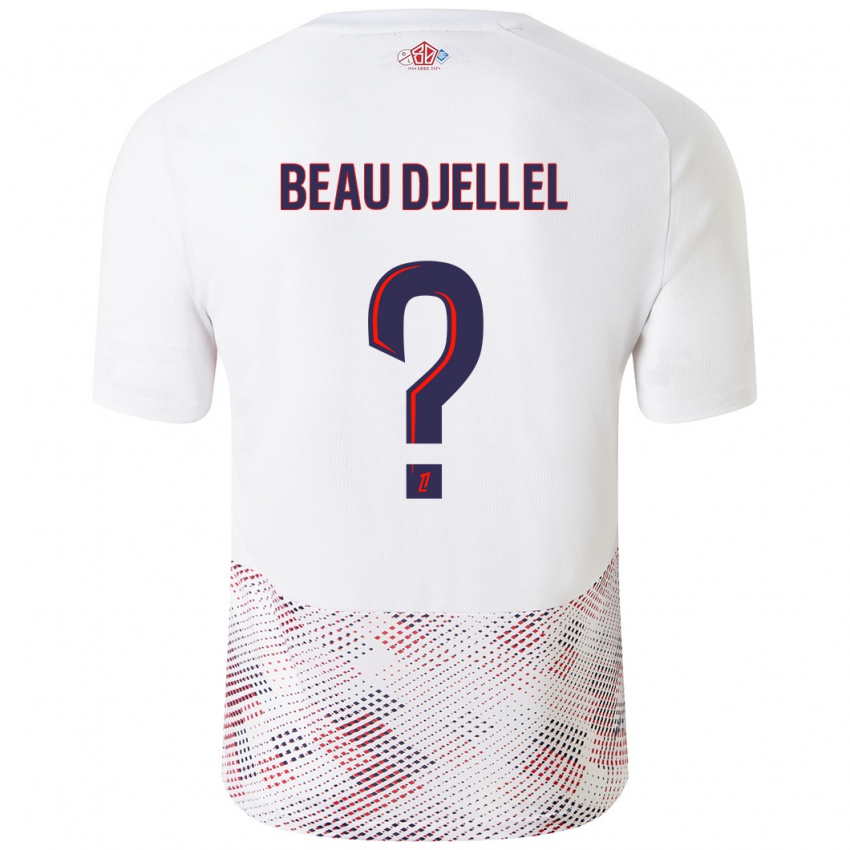 Homem Camisola Yanis Beau Djellel #0 Azul Real Branco Alternativa 2024/25 Camisa