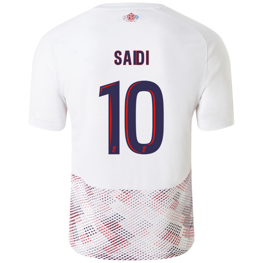 Homem Camisola Rachel Saidi #10 Azul Real Branco Alternativa 2024/25 Camisa