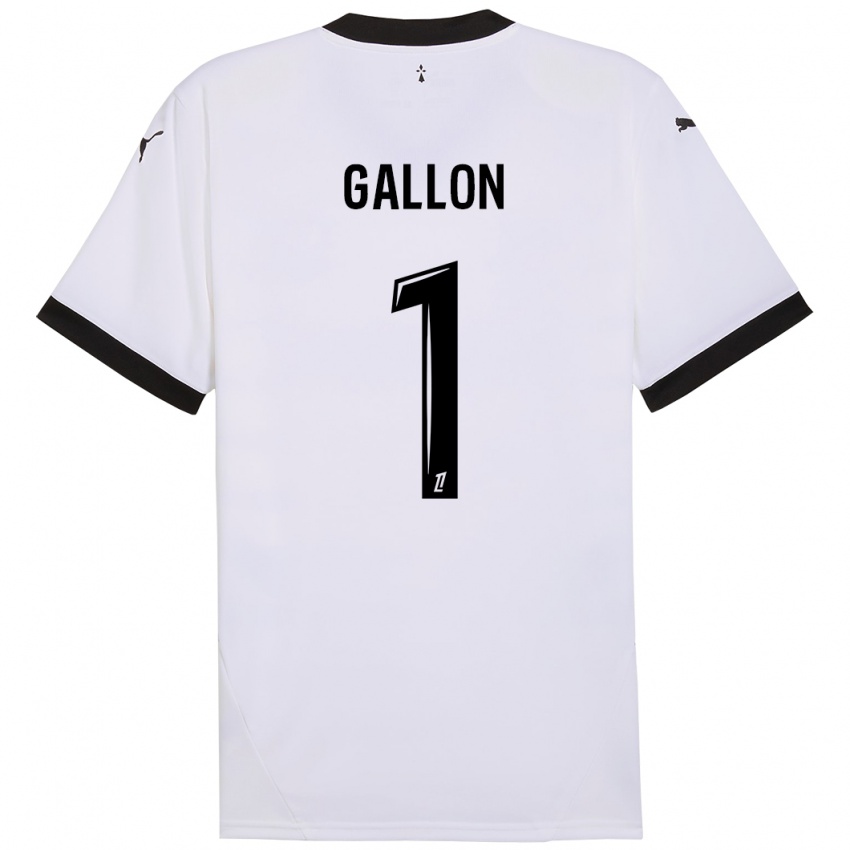 Homem Camisola Gauthier Gallon #1 Preto Branco Alternativa 2024/25 Camisa