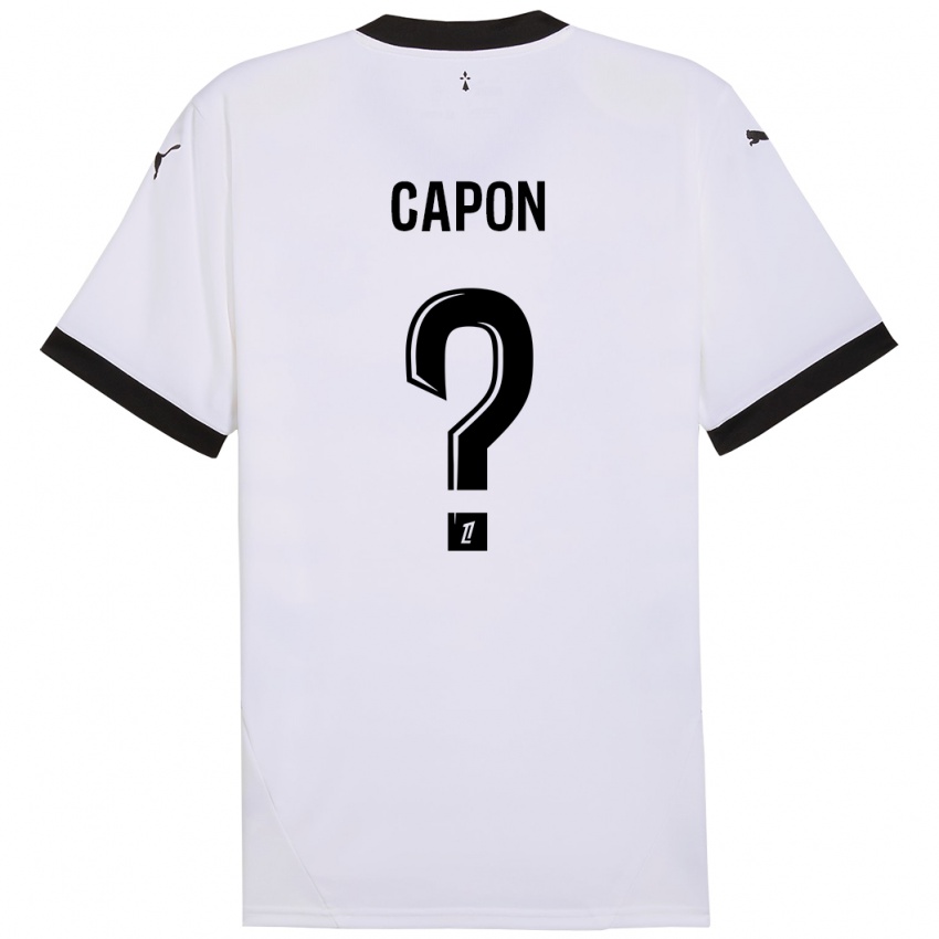 Homem Camisola José Capon #0 Preto Branco Alternativa 2024/25 Camisa