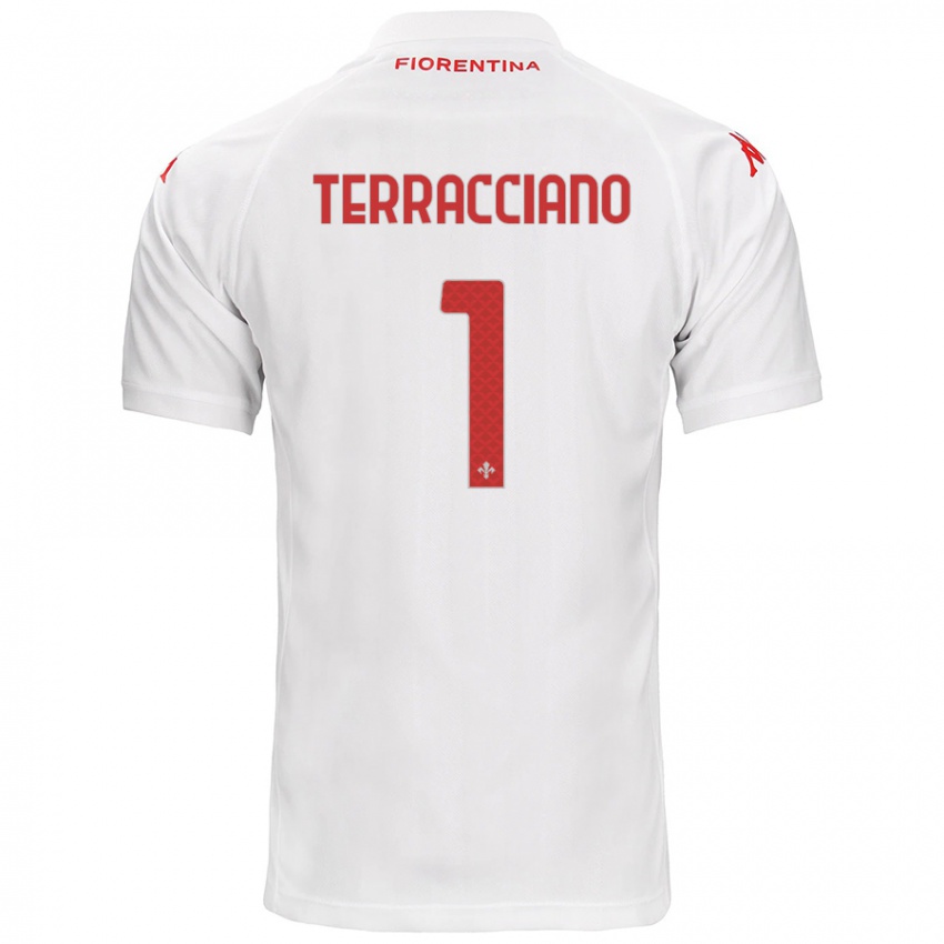 Homem Camisola Pietro Terracciano #1 Branco Alternativa 2024/25 Camisa