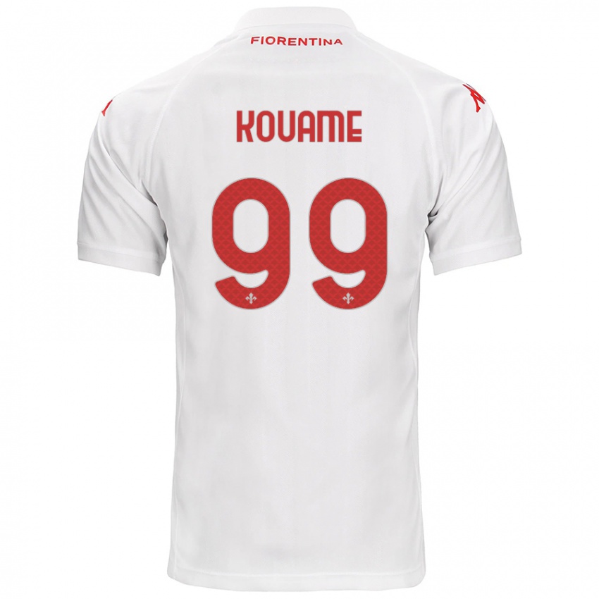 Homem Camisola Christian Kouame #99 Branco Alternativa 2024/25 Camisa