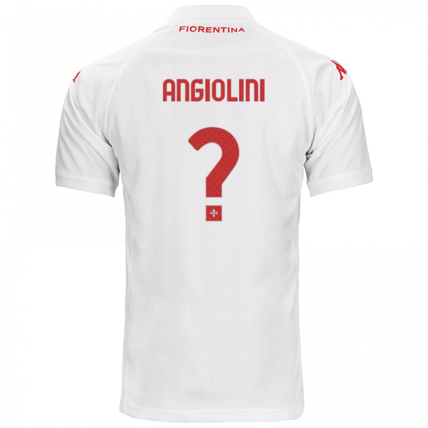 Homem Camisola Gianmarco Angiolini #0 Branco Alternativa 2024/25 Camisa