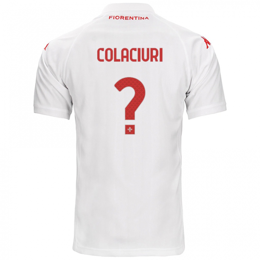 Homem Camisola Gabriele Colaciuri #0 Branco Alternativa 2024/25 Camisa