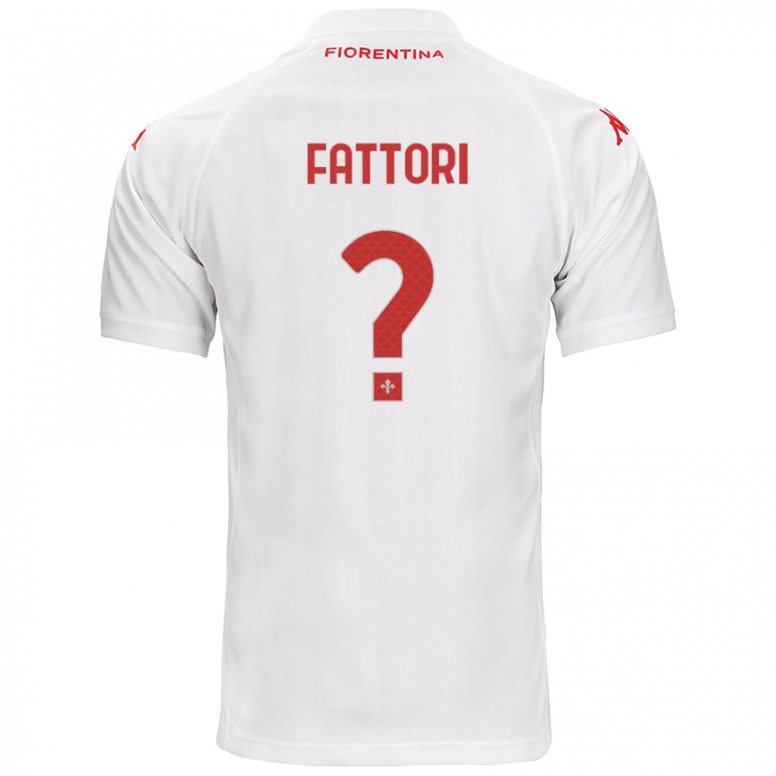 Homem Camisola Filippo Fattori #0 Branco Alternativa 2024/25 Camisa