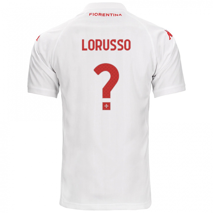 Homem Camisola Angelo Lorusso #0 Branco Alternativa 2024/25 Camisa