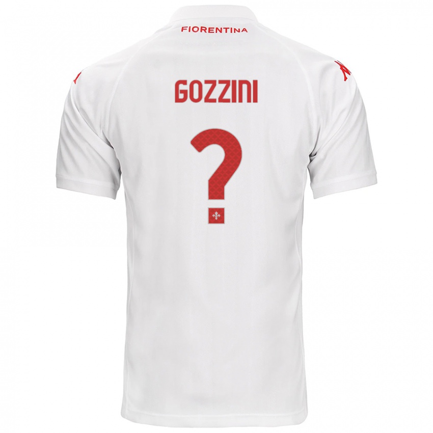 Homem Camisola Gozzini #0 Branco Alternativa 2024/25 Camisa