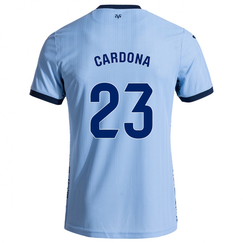 Homem Camisola Sergi Cardona #23 Celeiro Azul Alternativa 2024/25 Camisa