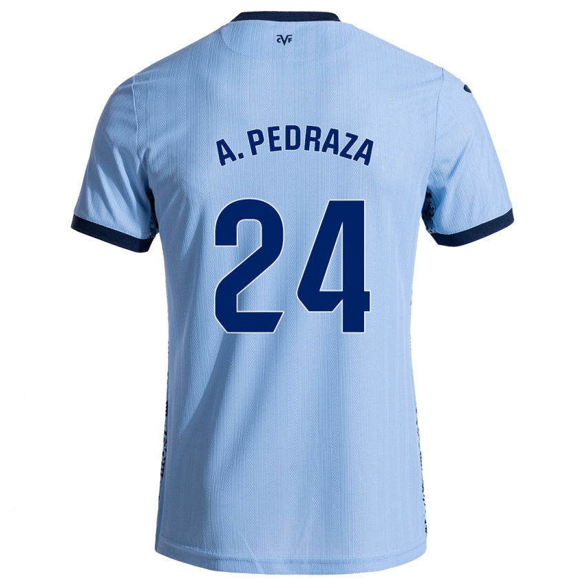 Homem Camisola Alfonso Pedraza #24 Celeiro Azul Alternativa 2024/25 Camisa