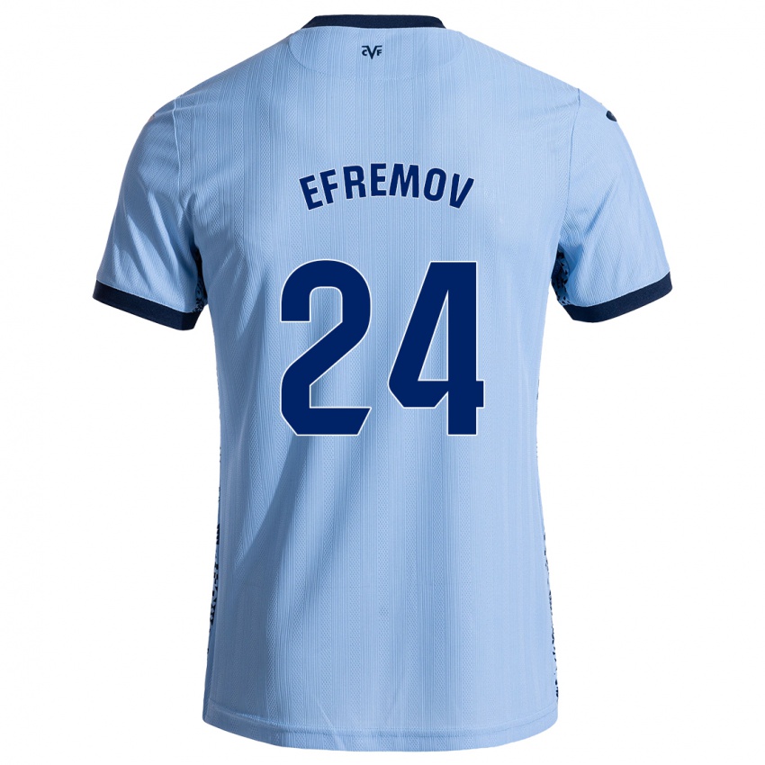 Homem Camisola Anton Efremov #24 Celeiro Azul Alternativa 2024/25 Camisa