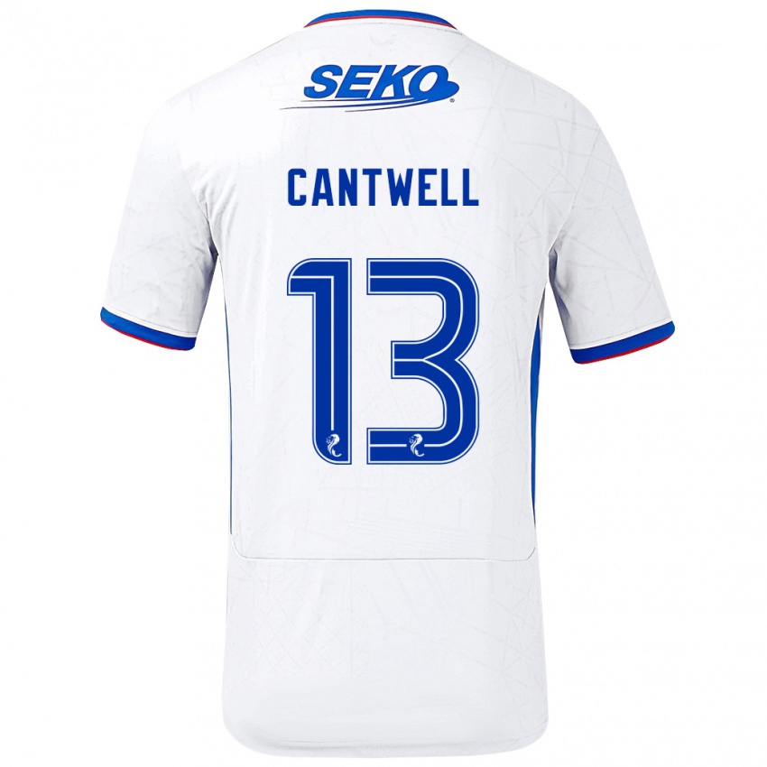 Homem Camisola Todd Cantwell #13 Azul Branco Alternativa 2024/25 Camisa