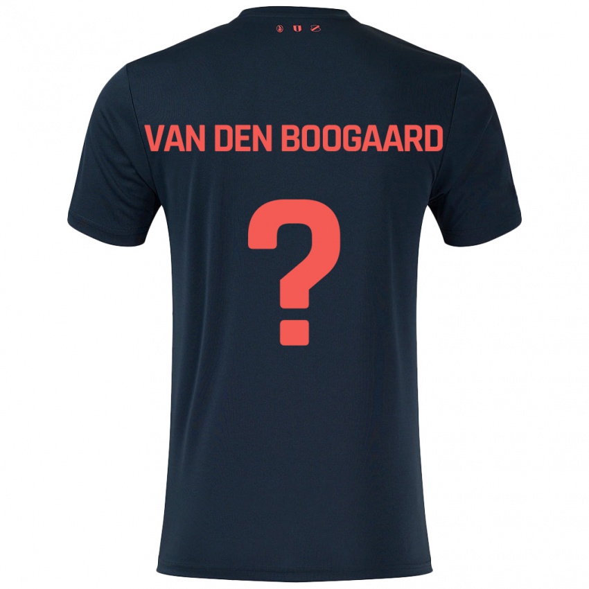 Homem Camisola Brian Van Den Boogaard #0 Vermelho Preto Alternativa 2024/25 Camisa