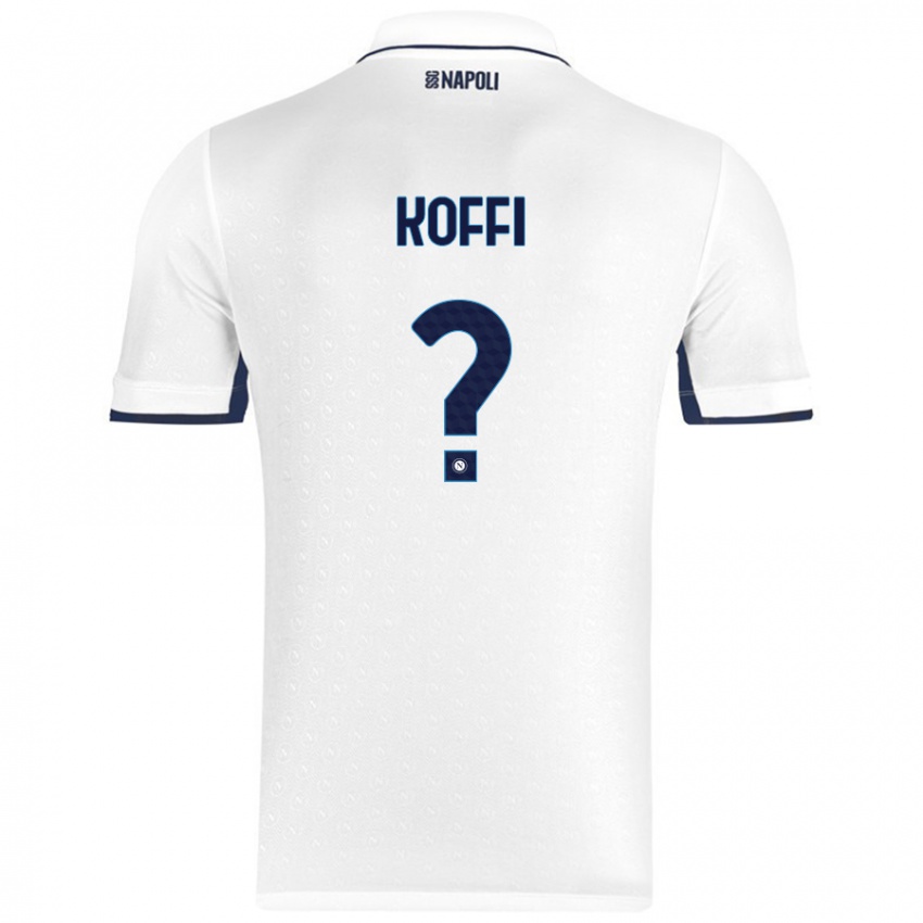 Homem Camisola Cedrick Koffi #0 Azul Real Branco Alternativa 2024/25 Camisa