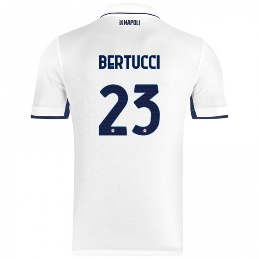 Homem Camisola Sofia Bertucci #23 Azul Real Branco Alternativa 2024/25 Camisa