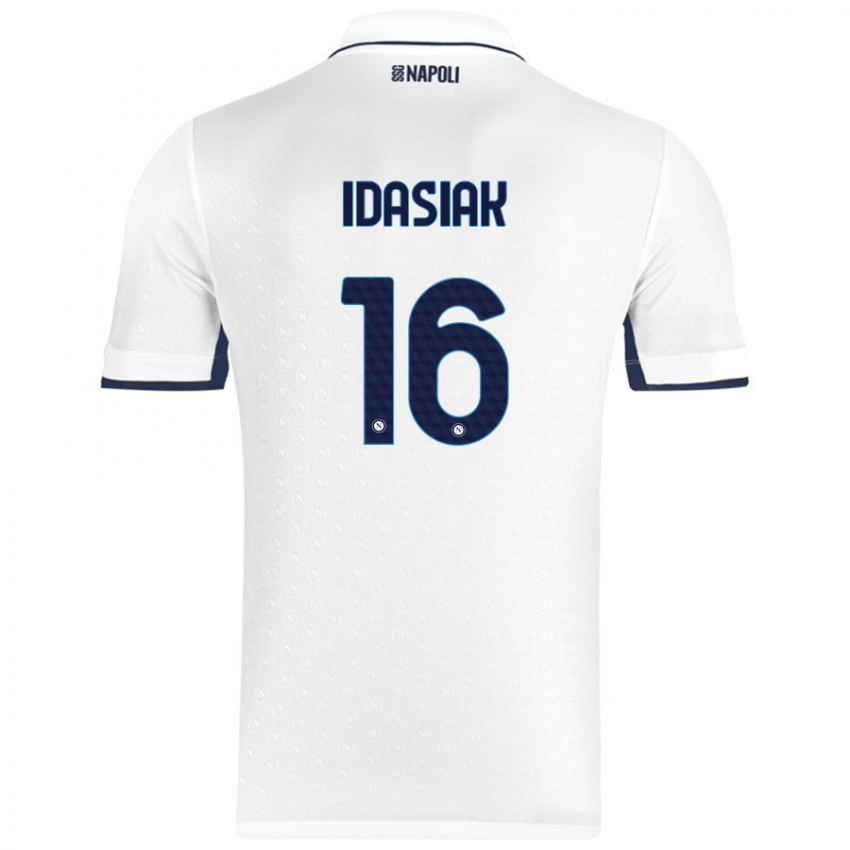 Homem Camisola Hubert Idasiak #16 Azul Real Branco Alternativa 2024/25 Camisa