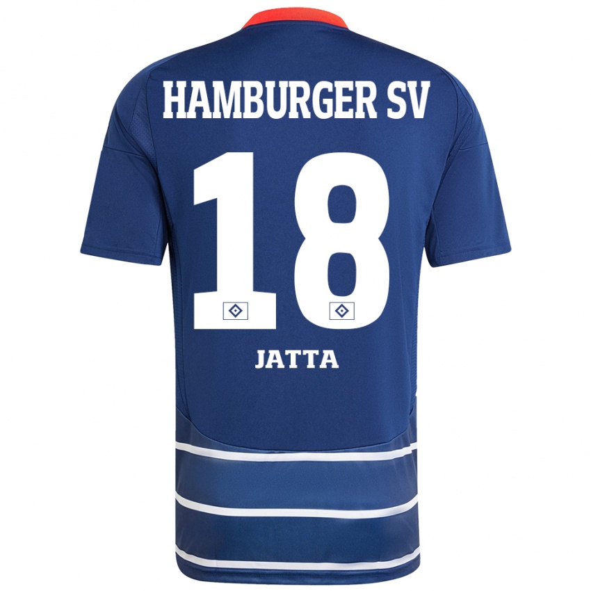 Homem Camisola Bakery Jatta #18 Azul Escuro Alternativa 2024/25 Camisa