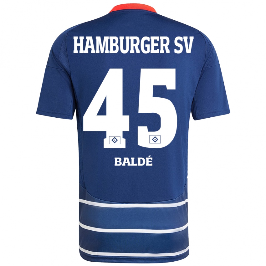 Homem Camisola Fabio Baldé #45 Azul Escuro Alternativa 2024/25 Camisa