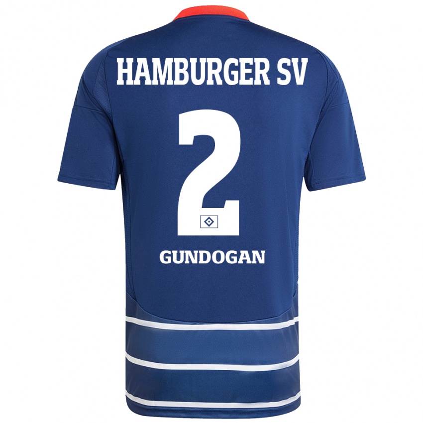 Homem Camisola Haci Gündogan #2 Azul Escuro Alternativa 2024/25 Camisa