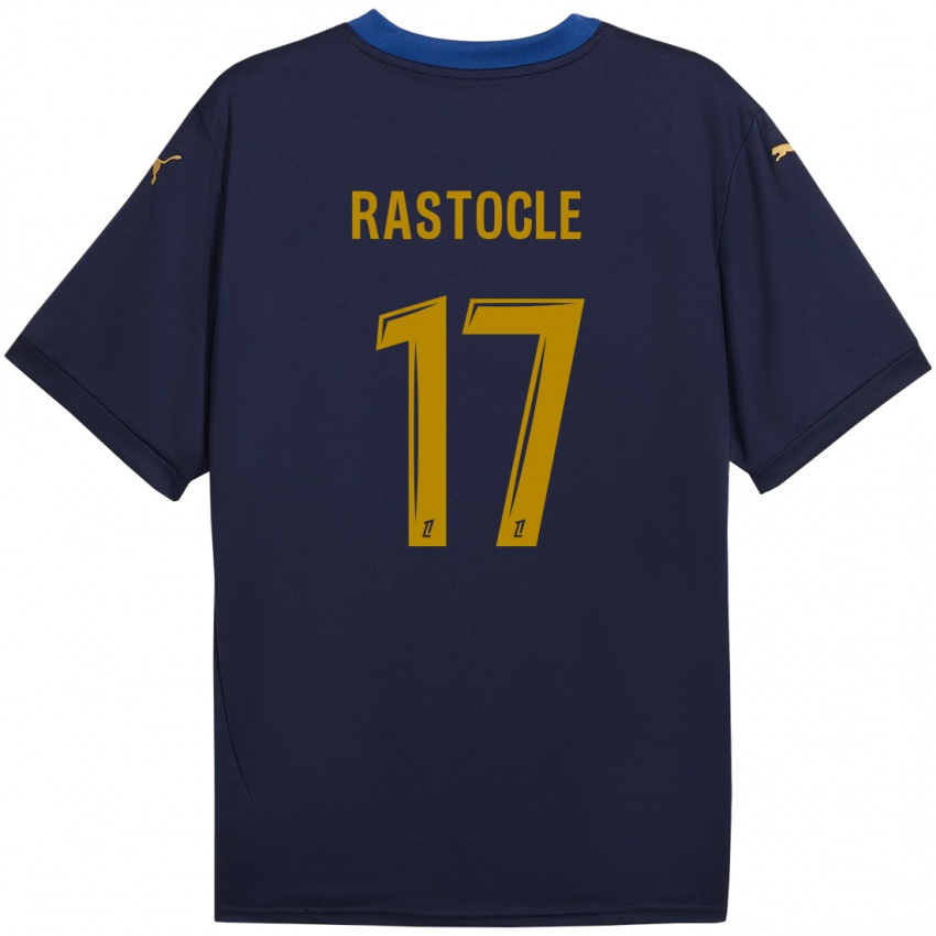 Homem Camisola Jade Rastocle #17 Ouro Da Marinha Alternativa 2024/25 Camisa