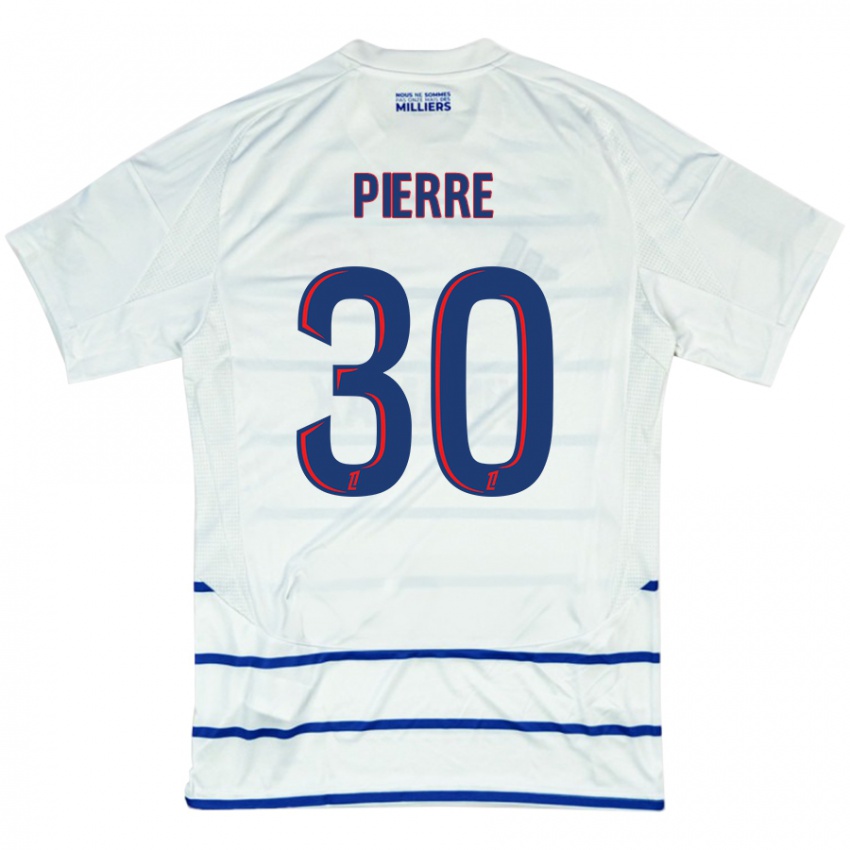 Homem Camisola Alexandre Pierre #30 Azul Branco Alternativa 2024/25 Camisa