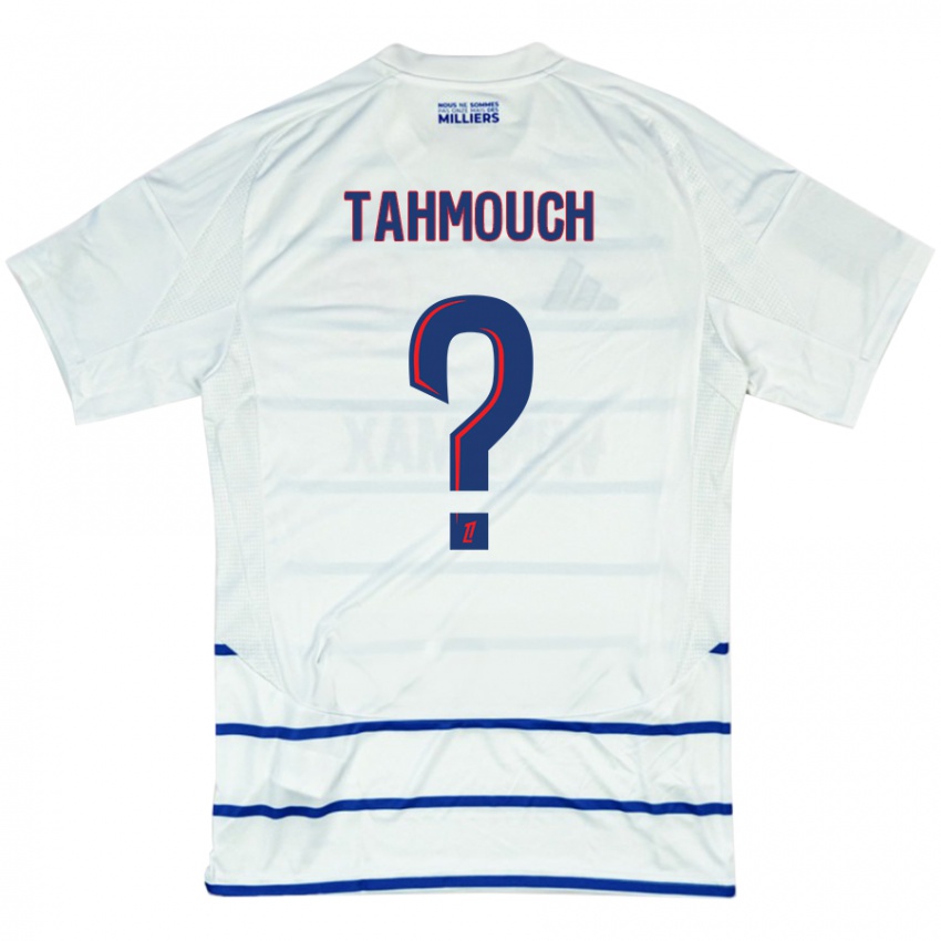 Homem Camisola Mathieu Tahmouch #0 Azul Branco Alternativa 2024/25 Camisa