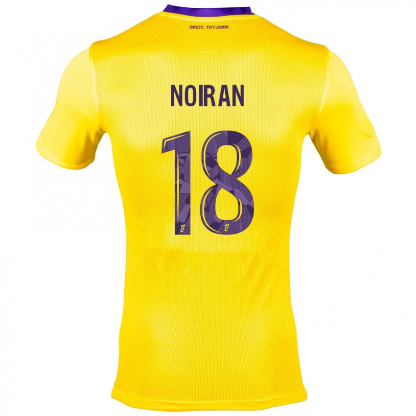 Homem Camisola Clara Noiran #18 Roxo Amarelo Alternativa 2024/25 Camisa