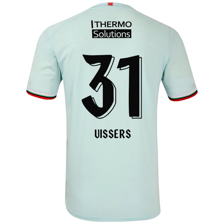 Homem Camisola Kiki Vissers #31 Verde Claro Alternativa 2024/25 Camisa