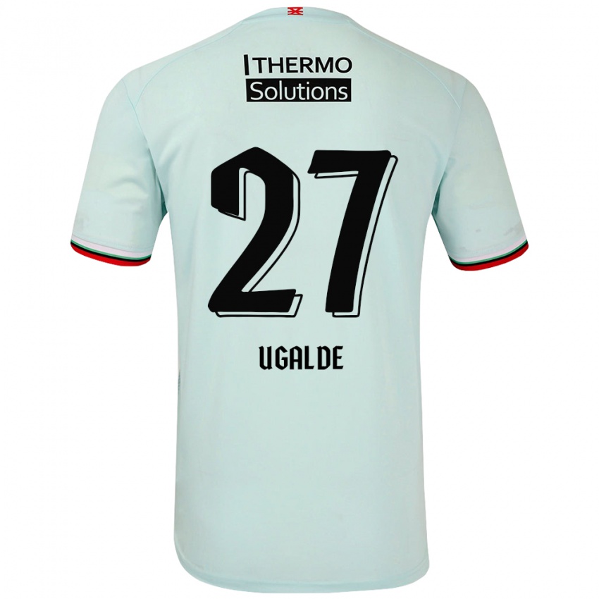 Homem Camisola Manfred Ugalde #27 Verde Claro Alternativa 2024/25 Camisa