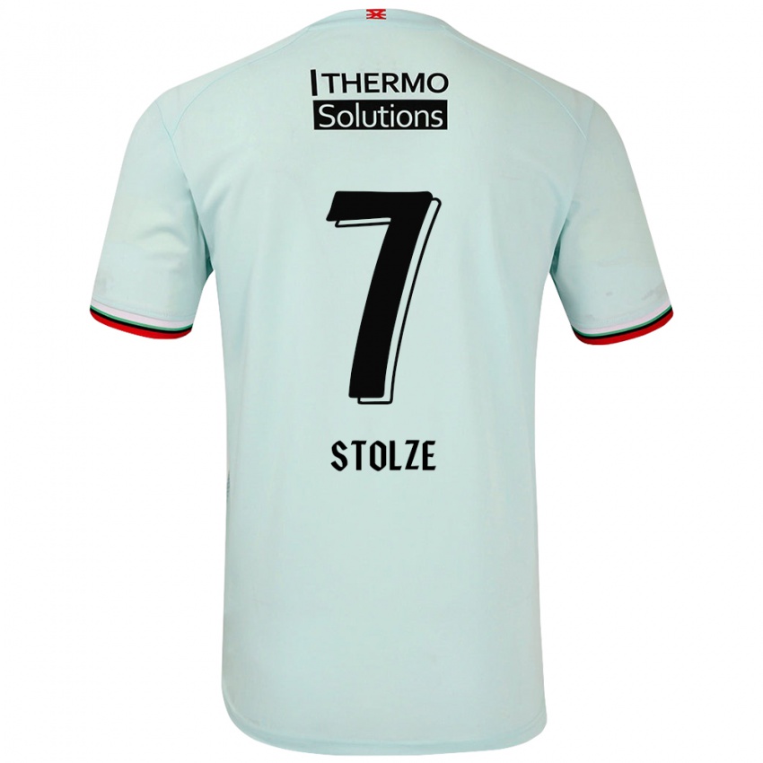 Homem Camisola Anna-Lena Stolze #7 Verde Claro Alternativa 2024/25 Camisa