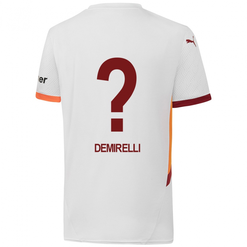 Homem Camisola Ahmet Demirelli #0 Branco Amarelo Vermelho Alternativa 2024/25 Camisa