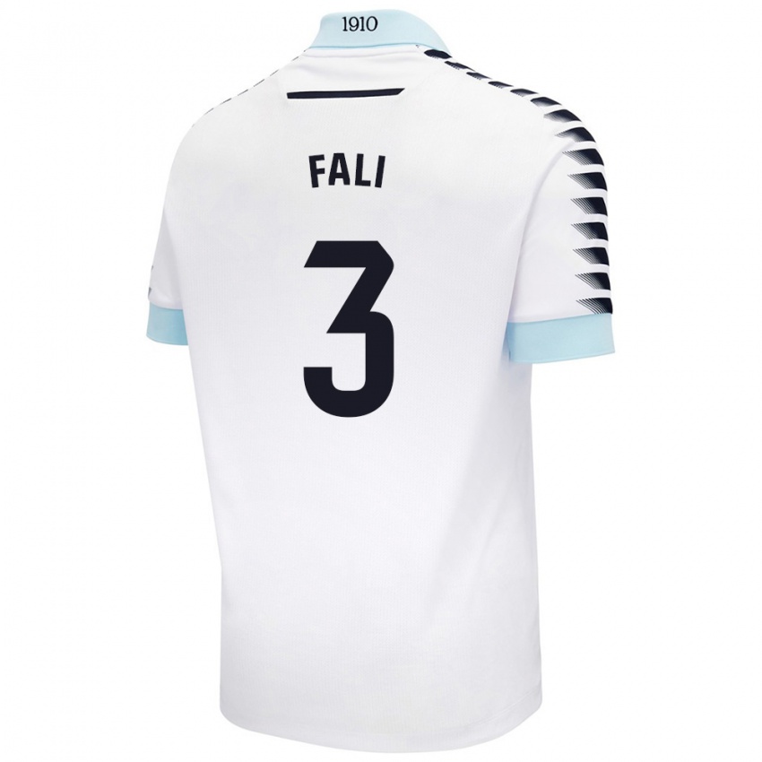 Homem Camisola Fali #3 Azul Branco Alternativa 2024/25 Camisa