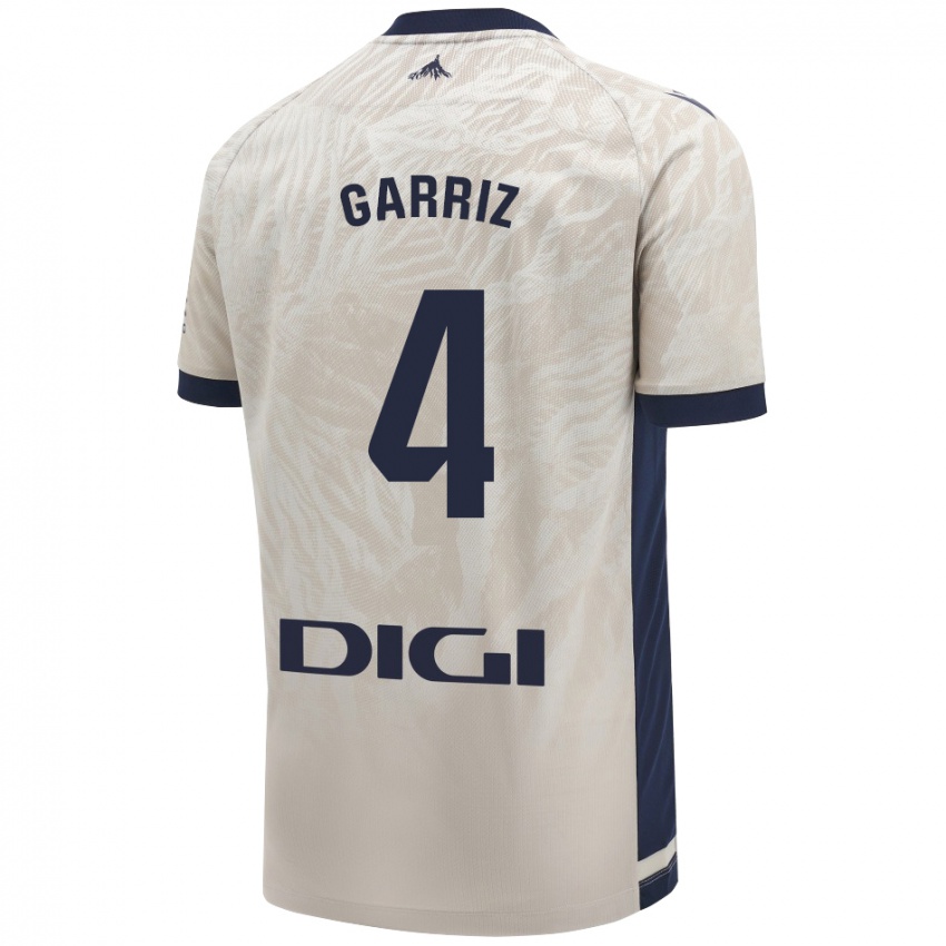 Homem Camisola Ibaider Garriz #4 Cinza Leve Alternativa 2024/25 Camisa